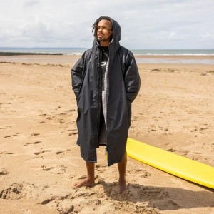 After surfing, wear changing robe